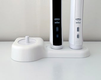 Oral-B Braun Type 3757 charger dock and toothbrush holder