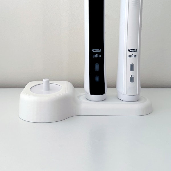 Oral-B Braun Type 3757 charger dock and toothbrush holder