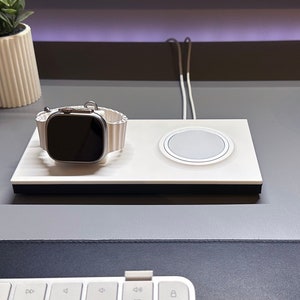 Apple Watch und iPhone magSafe Ladestation - Desktop Ladestation - Modulare magSafe Ladestation