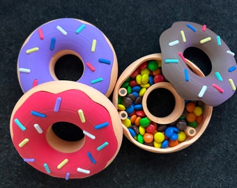 Donut Novelty Candy Box Jewellery Box Storage Container