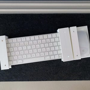 Under Desk Mount for Apple Magic Keyboard & Mouse Shelf