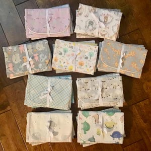 Baby Burp Cloths(3-Pack) LARGE