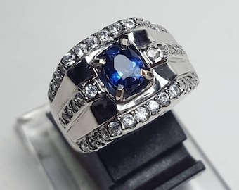 Natural Tanzanite Ring 925 Silver Ring Tanzanite Gemstone Ring Solid Silver Ring Engagement & Promise Ring Luxury Ring Unique Silver Jewelry