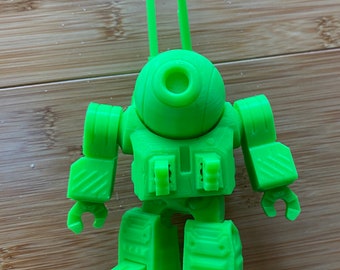 3D Geprinte Speelgoedrobot - Rukibot - Glow in the Dark - diverse kleuren