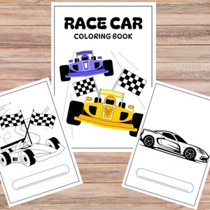 Printable Race Car Coloring Pages