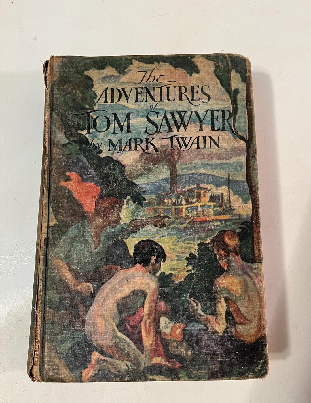 Antique Book the Adventures of Tom Sayer by Mark Twain - Etsy