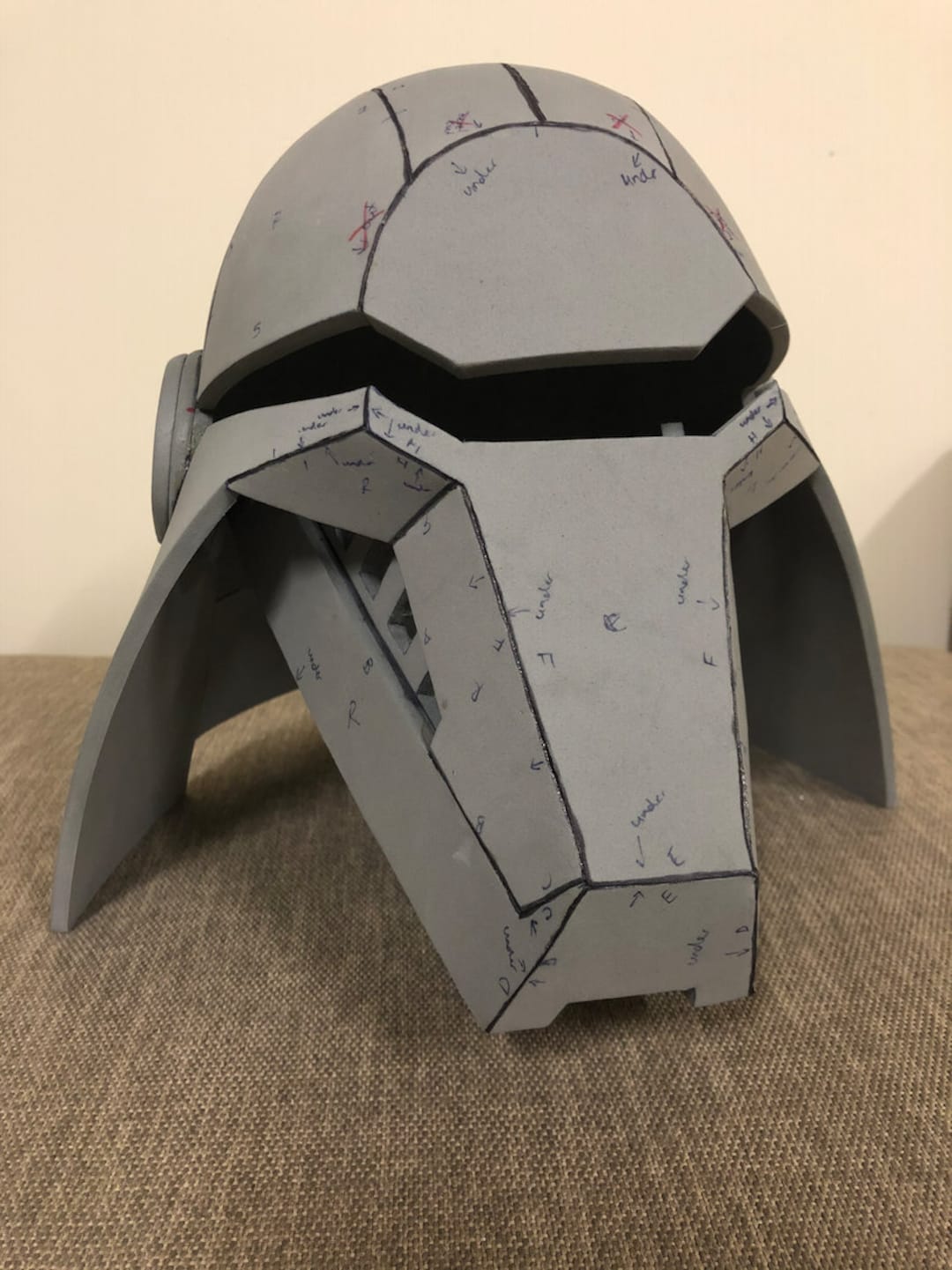 Second Sister Inspired Helmet, Space Helmet, Pattern for Eva Foam ...