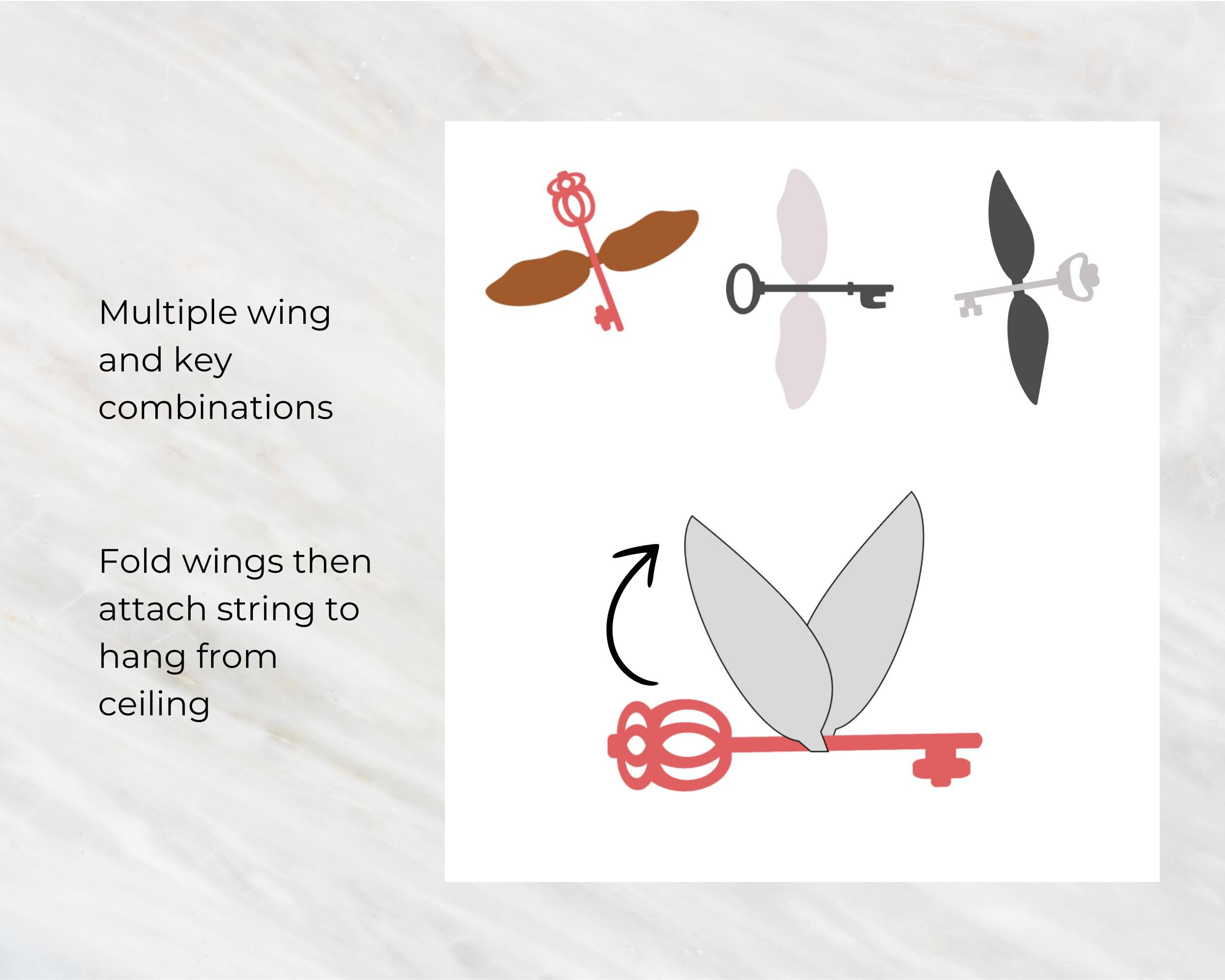 Wizard Key Sign Flying Keys, Hanging Keys, Winged Keys, Wizard Keys, Svg Png | Cricut ...