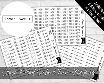 School Event Stickers, Back to School Bullet Journal, Planner, Diary ...