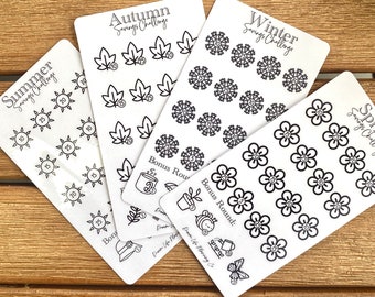 Weather Seasons Savings Challenges, Laminated Cash Budgeting Cards, Sinking Funds, Cash Stuffing, Savings Challenge, Cash Envelopes
