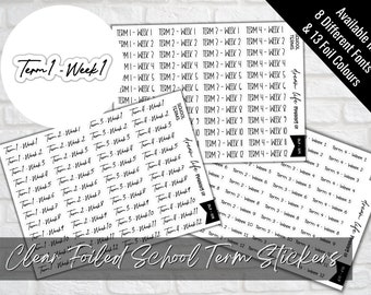 School Event Stickers, Back to School Bullet Journal, Planner, Diary ...