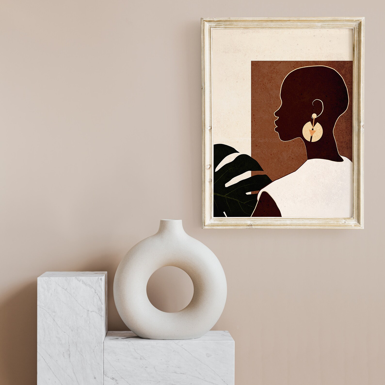 Abstract Woman Portrait African American Women Art Black Etsy