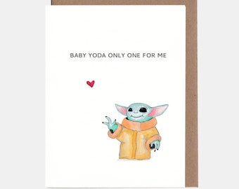 Yoda Love Card Etsy Yoda Love Card Etsy