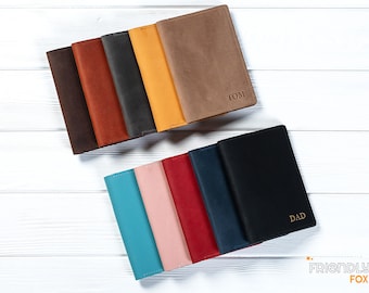 Leather Passport Holder Personalized - Passport Cover - Passport Wallet - Personalized Gift.