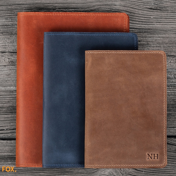 A5 Leather Journal, Personalized Journal Refillable Notebook, Custom journal with Initials, Corporate gifts with logo.