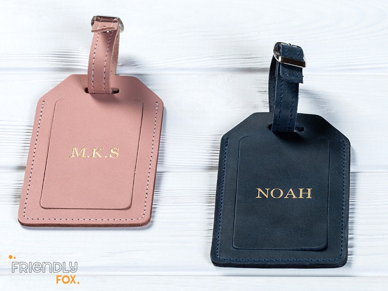 Personalized Luggage Tags Leather Luggage Tags Personalized Etsy