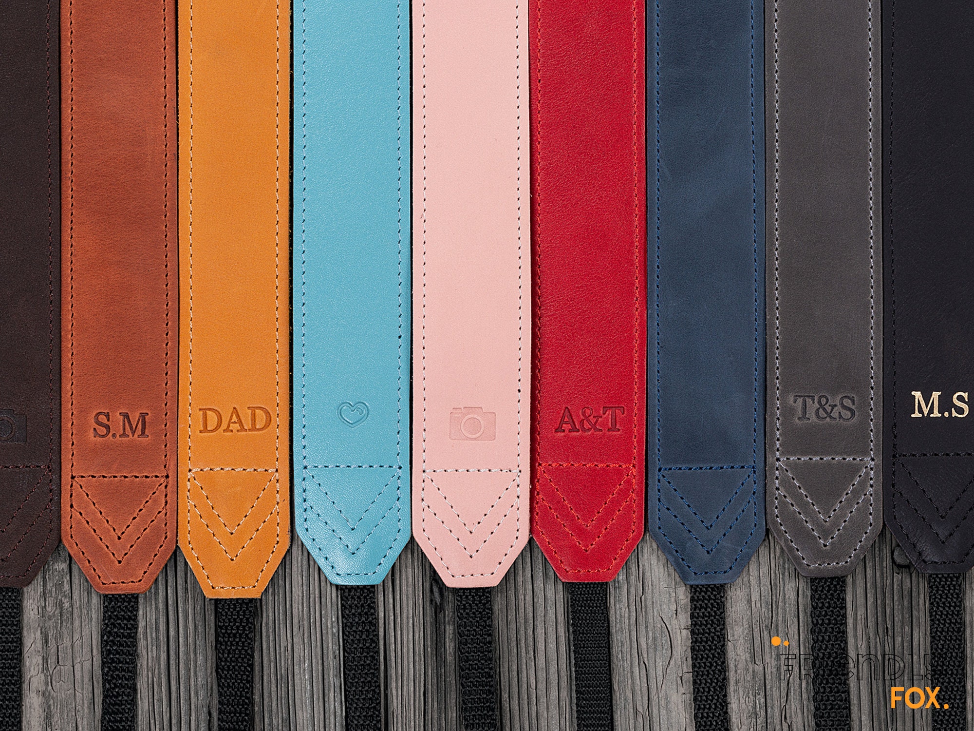 Personalized Leather Camera Strap for DSLR Cameras Shoulder Etsy