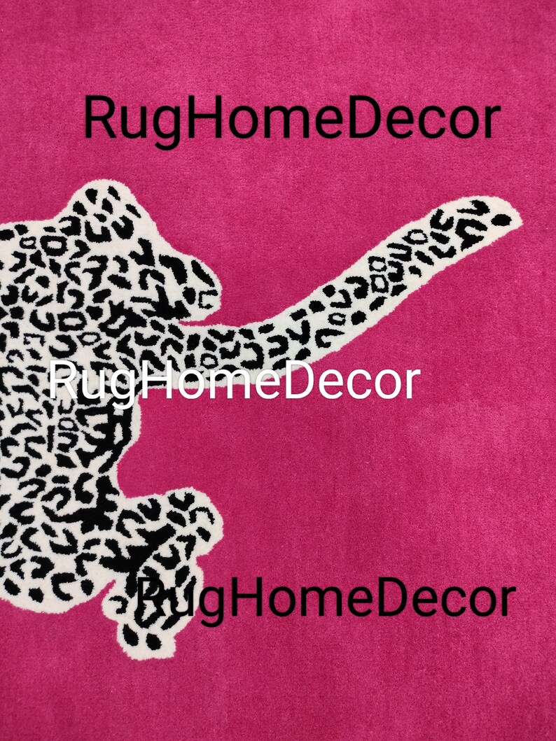 Climbing Leopard Hand Tufted Area Rug.... .READY TO SHIP Etsy