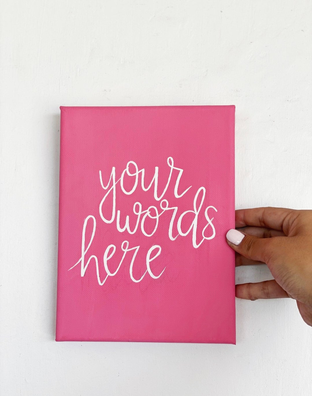 Personalized Quote Canvas, Custom Canvas, Painted Quote Canvas, Wall