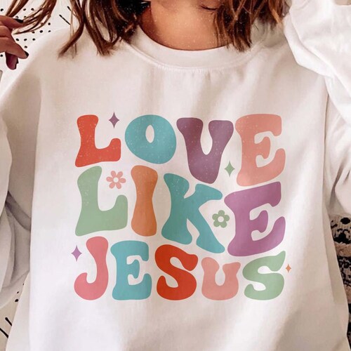 Groovy Christian SVG PNG Retro Jesus Love Svg Inspiration - Etsy