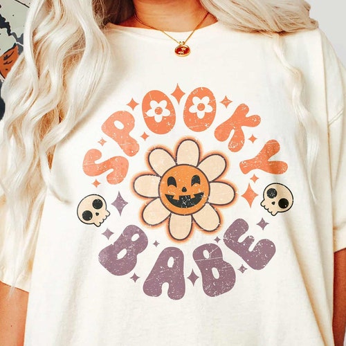 Groovy Spooky Mama SVG PNG Halloween Sublimation Retro - Etsy