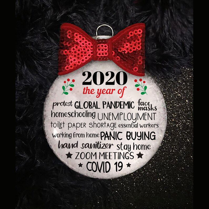 Download 2020 the year of Quarantine Christmas Ornament SVG / 2020 ...