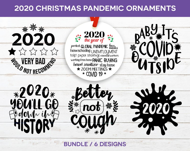 Download 2020 Christmas Ornaments SVG Bundle / christmas quarantine ...