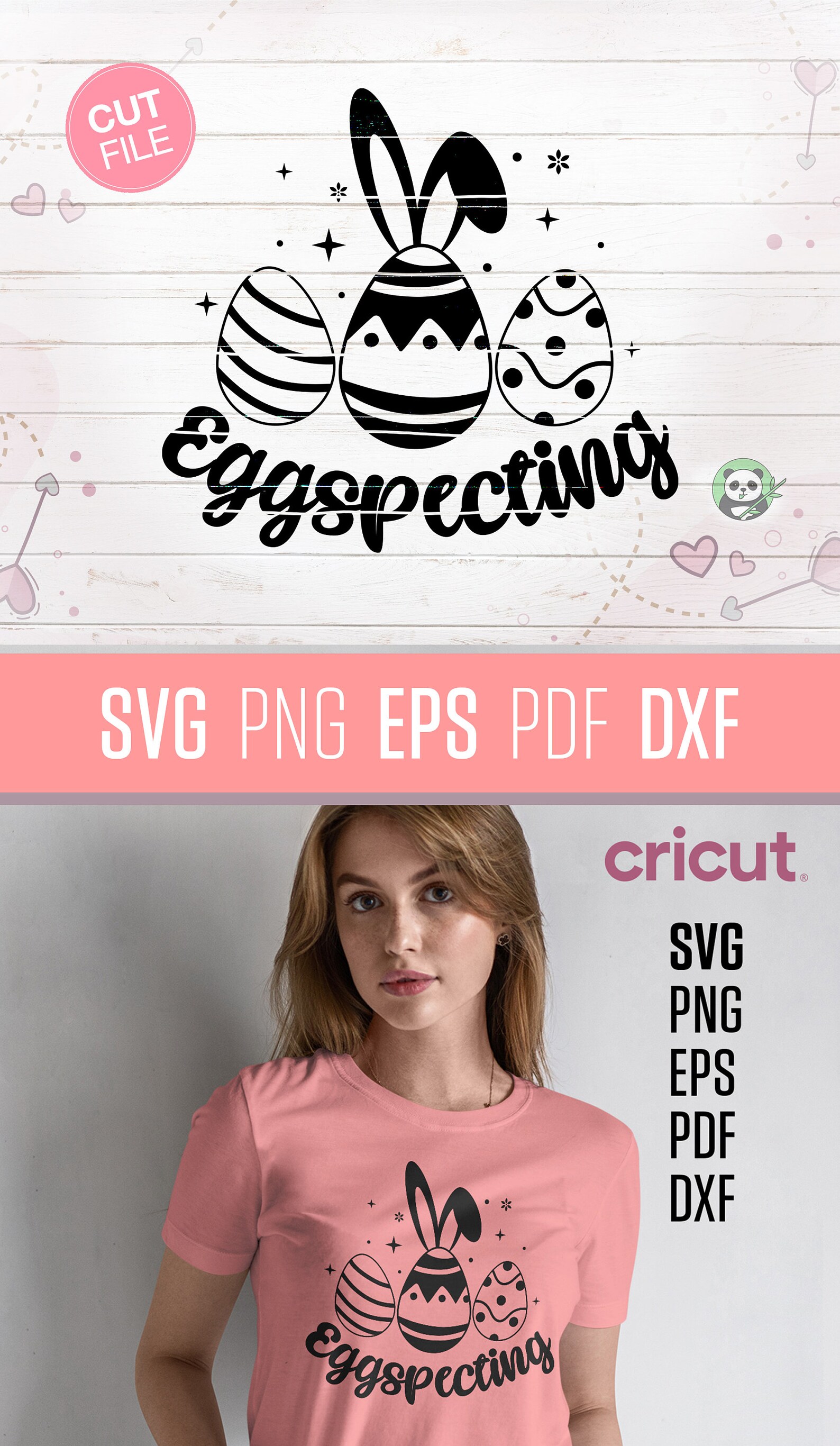 Download Eggspecting SVG Easter Baby Announcement SVG Eggspecting Egg | Etsy