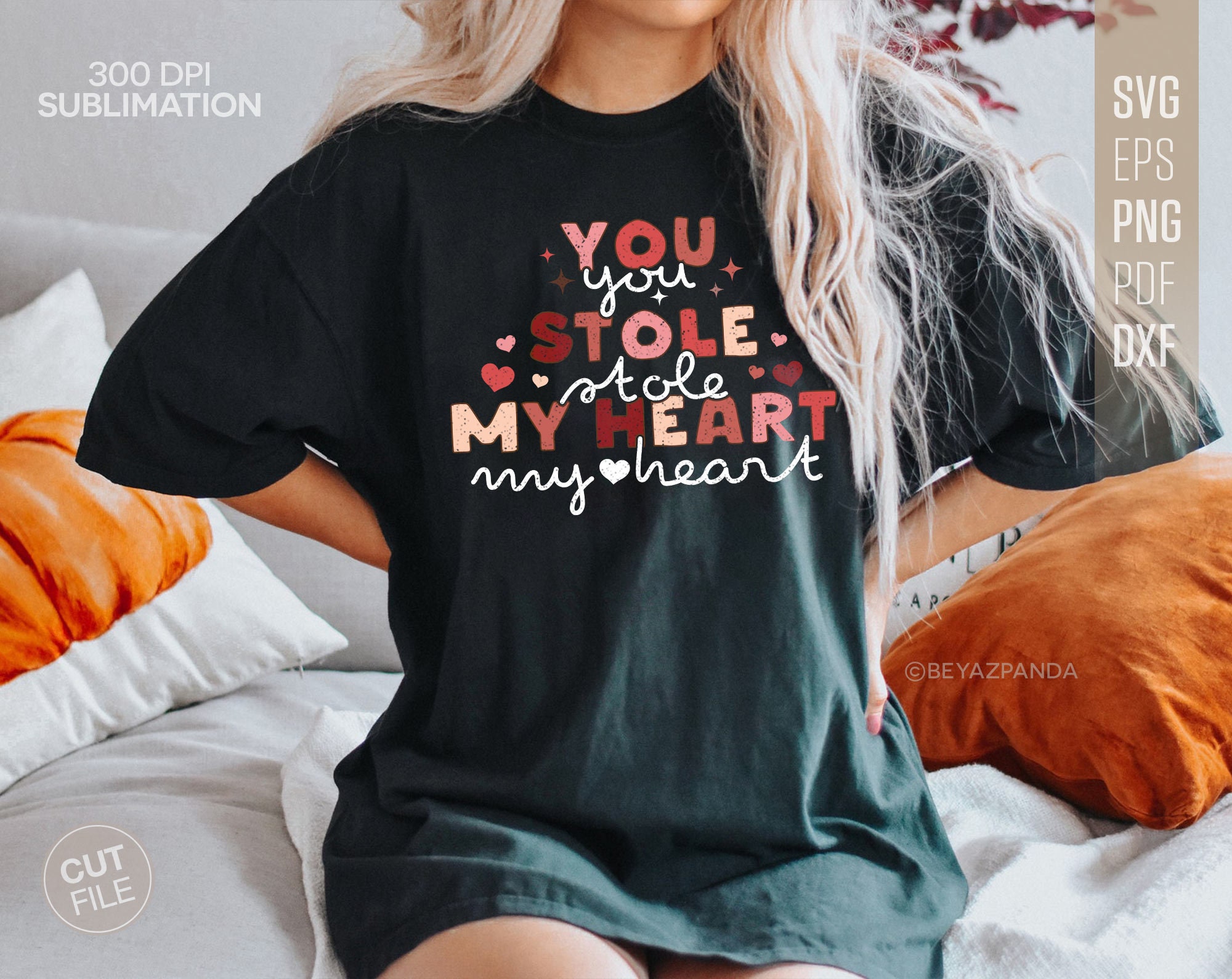 Valentines PNG SVG You Stole My Heart Shirt Sublimation Funny - Etsy