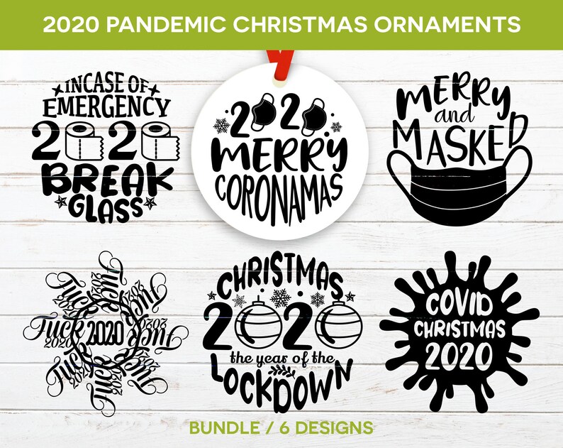 Download 2020 Ornament Quarantine Funny Svg Bundle / Pandemic ...