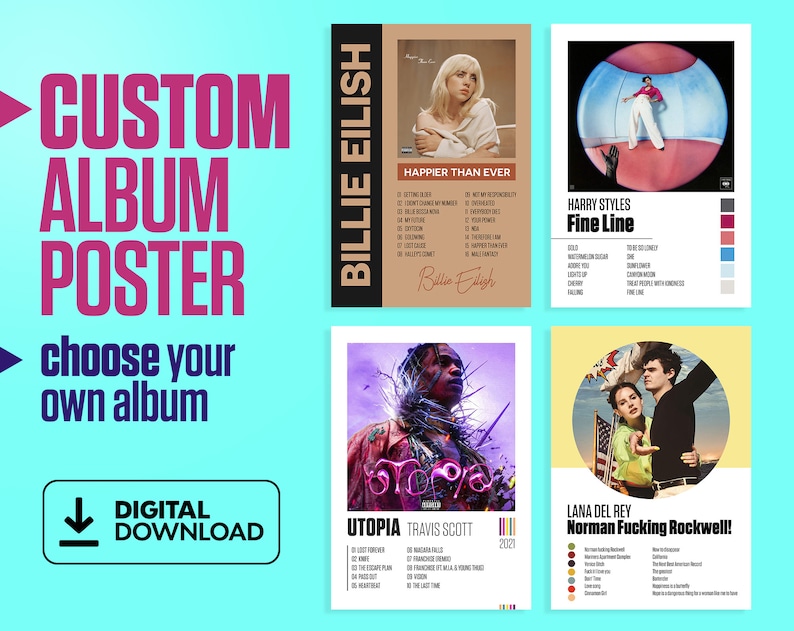 custom-album-poster-digital-printable-album-cover-digital-etsy