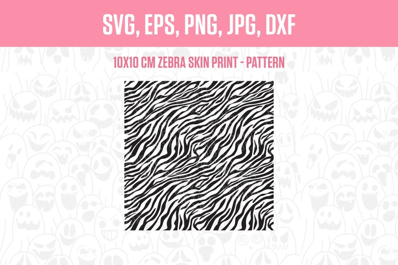 Download Zebra Skin Print SVG Pattern Animal Zebra Skin Clipart | Etsy