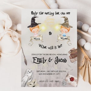 Harry Potter Birthday Invitations - PVC Invites - VIP Birthday