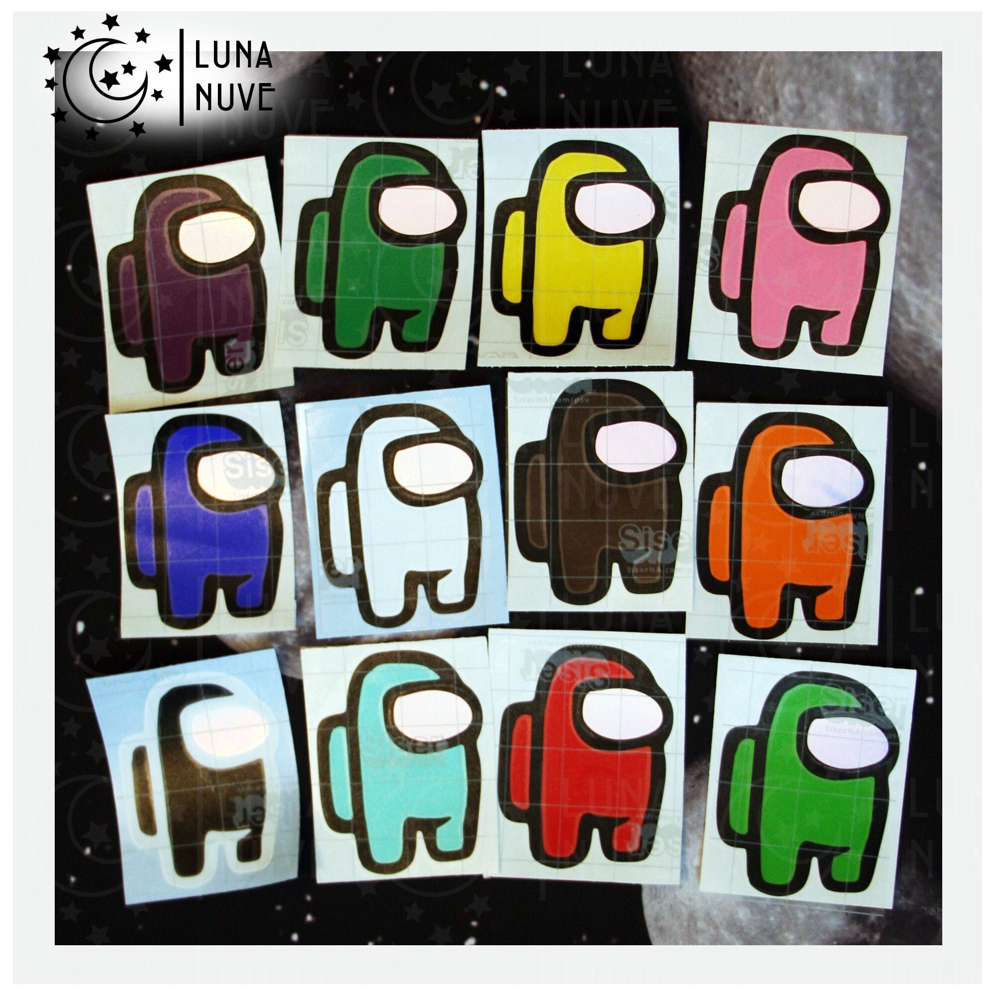 Among Us Decals/Stickers Dead Body Ghost Half-Eaten | Etsy