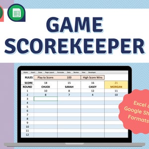 Excel + Google Spreadsheets | Spelscorer | Scorecalculator