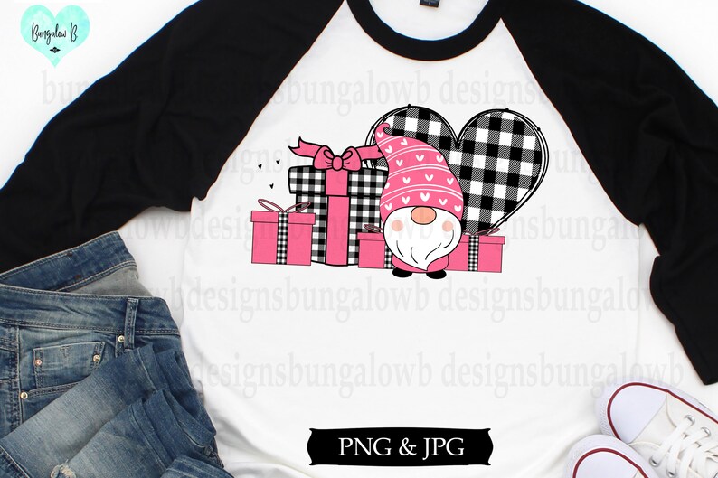 Download Valentine Gnome Digital Sublimation Design Instant ...