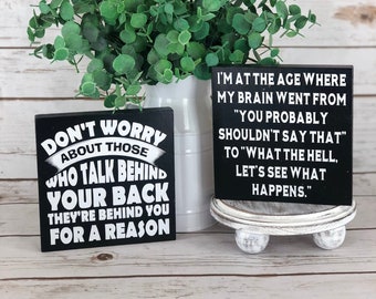 Sarcastic Signs, Funny Signs, Sarcastic Sayings, Signs, Fun sign Decor, funny gifts, gift for her, gifts for him