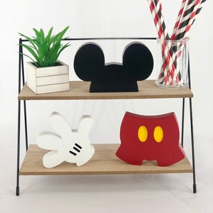 Disney Inspired Mickey Mouse Tiered Tray Decor, Disney Tiered Tray Decor, Mickey Decor, Mickey Ears, Disney Gifts