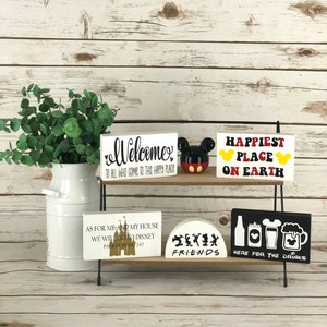 Disney Inspired Tiered Tray Decor