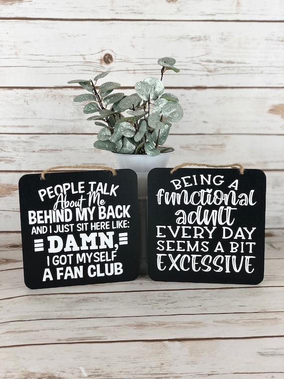 Fun Sayings For Signs Sarcastic Signs Funny Signs Sarcastic Sayings Fun Signs | Etsy