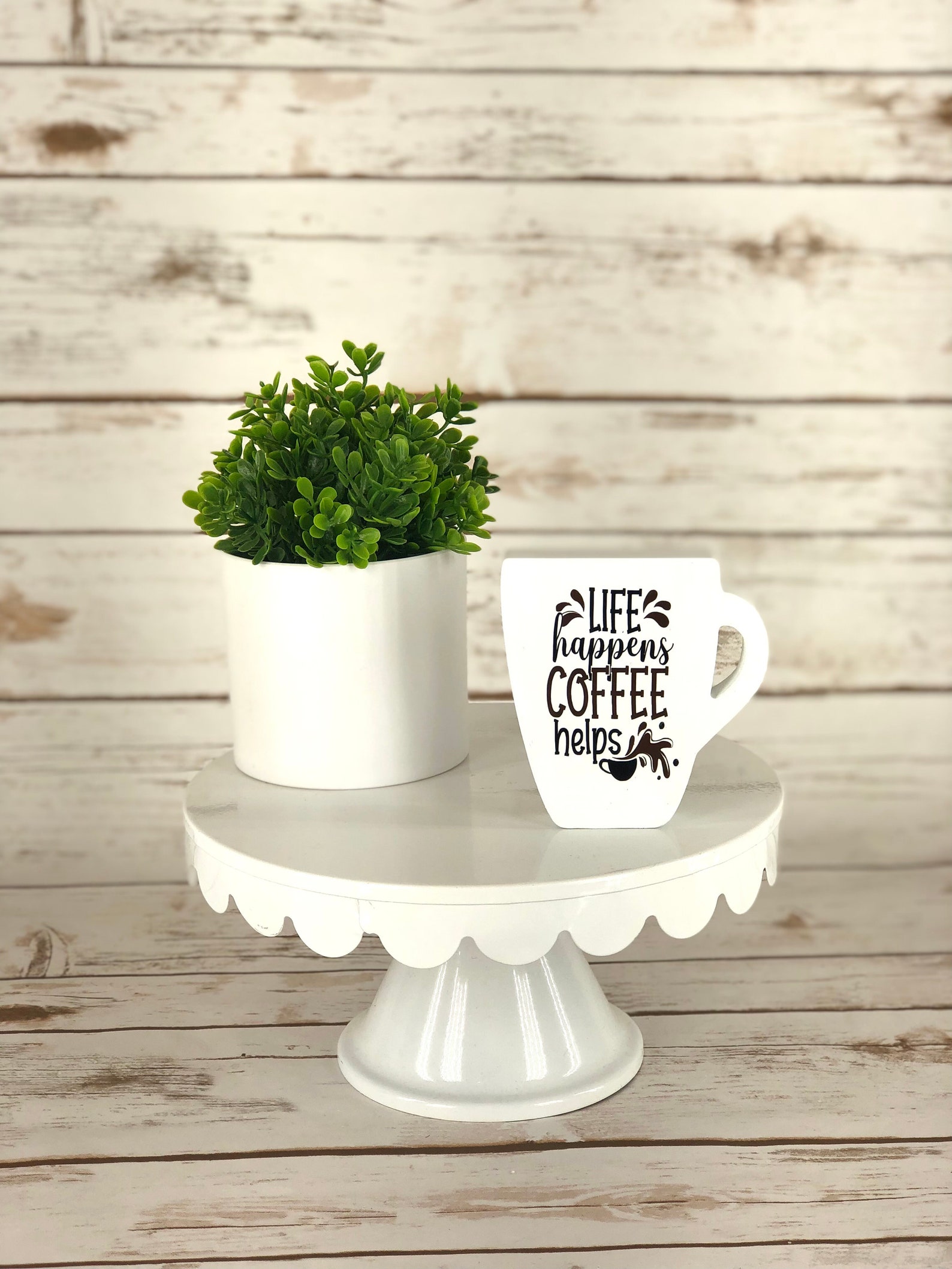 Coffee Tiered Tray Decor Coffee Decor Coffee Bar - Etsy