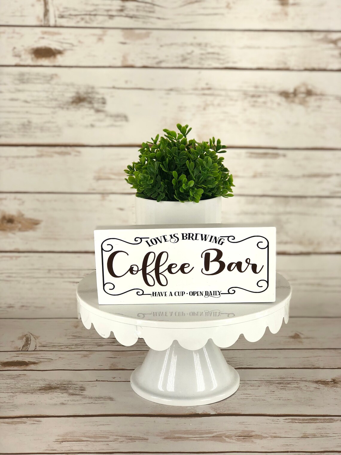 Coffee Tiered Tray Decor Coffee Decor Coffee Bar - Etsy