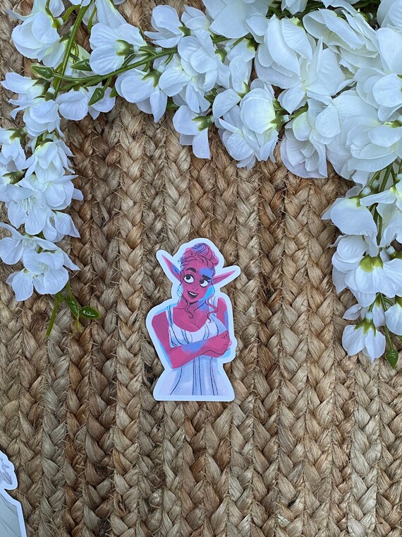 Daphne Nymph Sticker Lore Olympus Stickers Sticker Etsy
