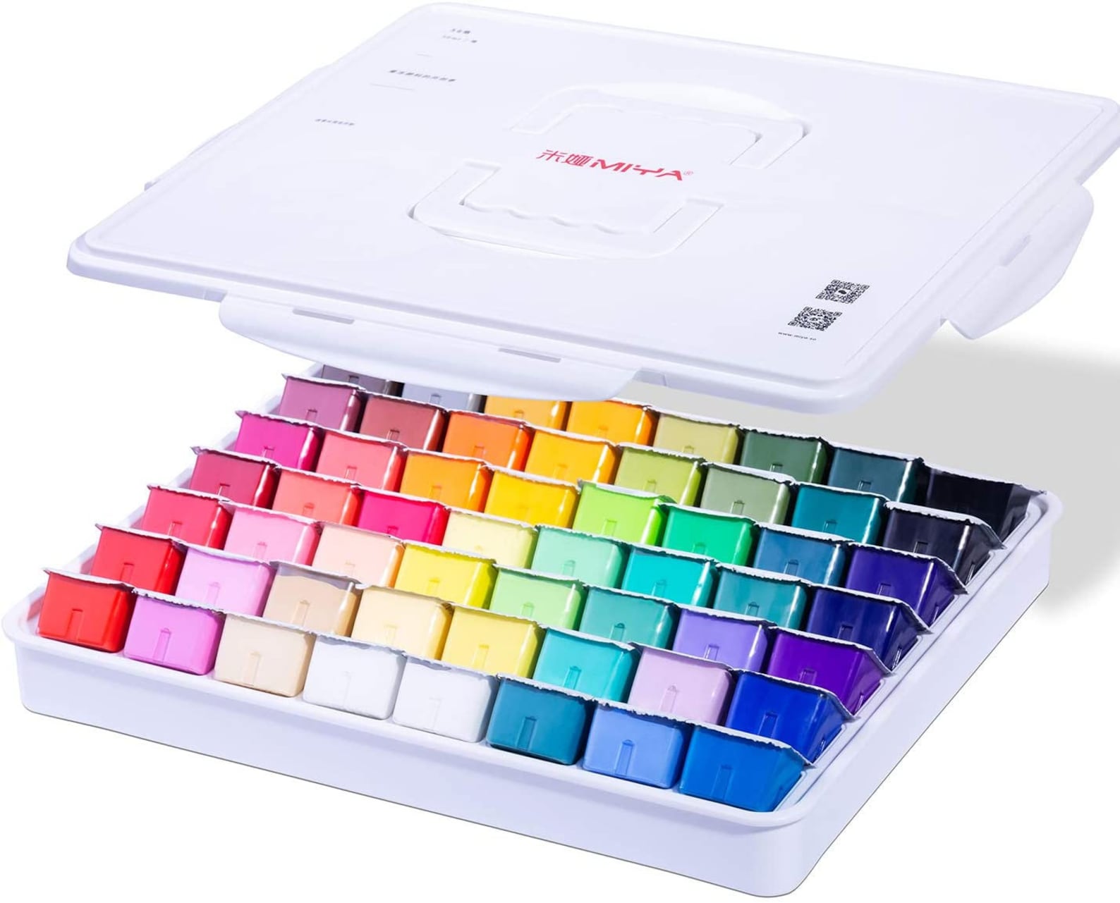 MIYA Gouache Paint Set 56 Colours x 30ml Unique Jelly Cup Etsy