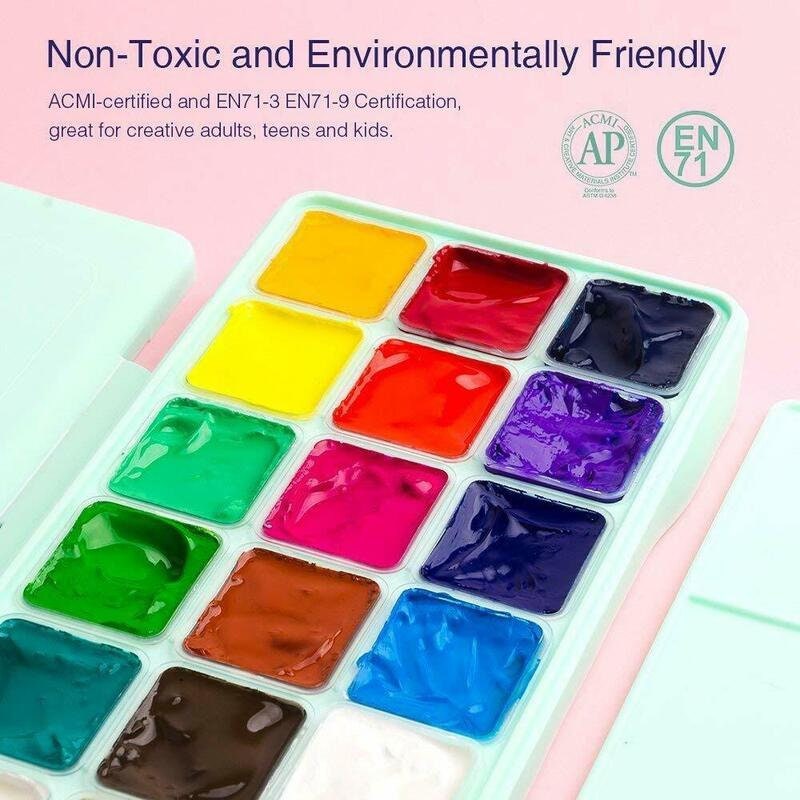 MIYA HIMI Gouache Paint Set 18 x 30ml Etsy