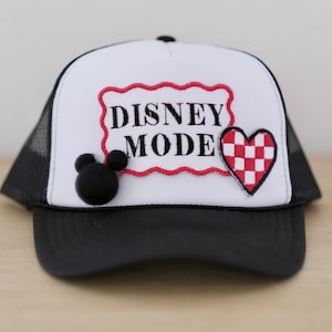 Disney Mode-truckerpet • Disney Trucker-pet • Disneyland Trucker-pet • Disney World Trucker • Hoed voor Disney • Disney-hoed • Disney Trucker
