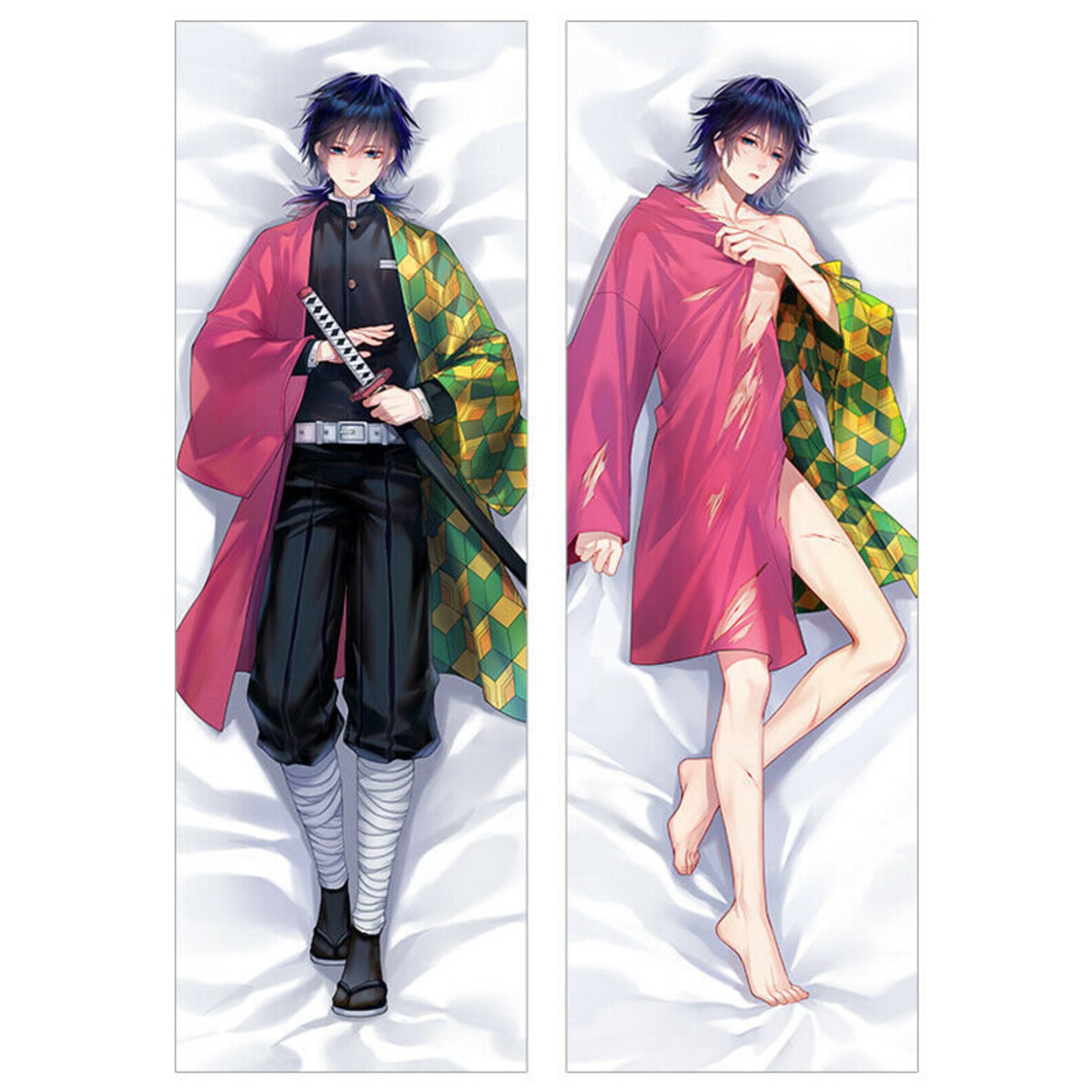 Dakimakura Body Pillow Case Cover Anime Guy Male Kawaii Etsy
