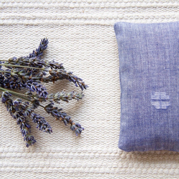 Handmade Lavender Sleep Sachet | 100% Handloom Dhakai Jamdani Cotton | Pocket Calmer | Stocking Stuffer | Secret Santa Gift | Holiday Gift