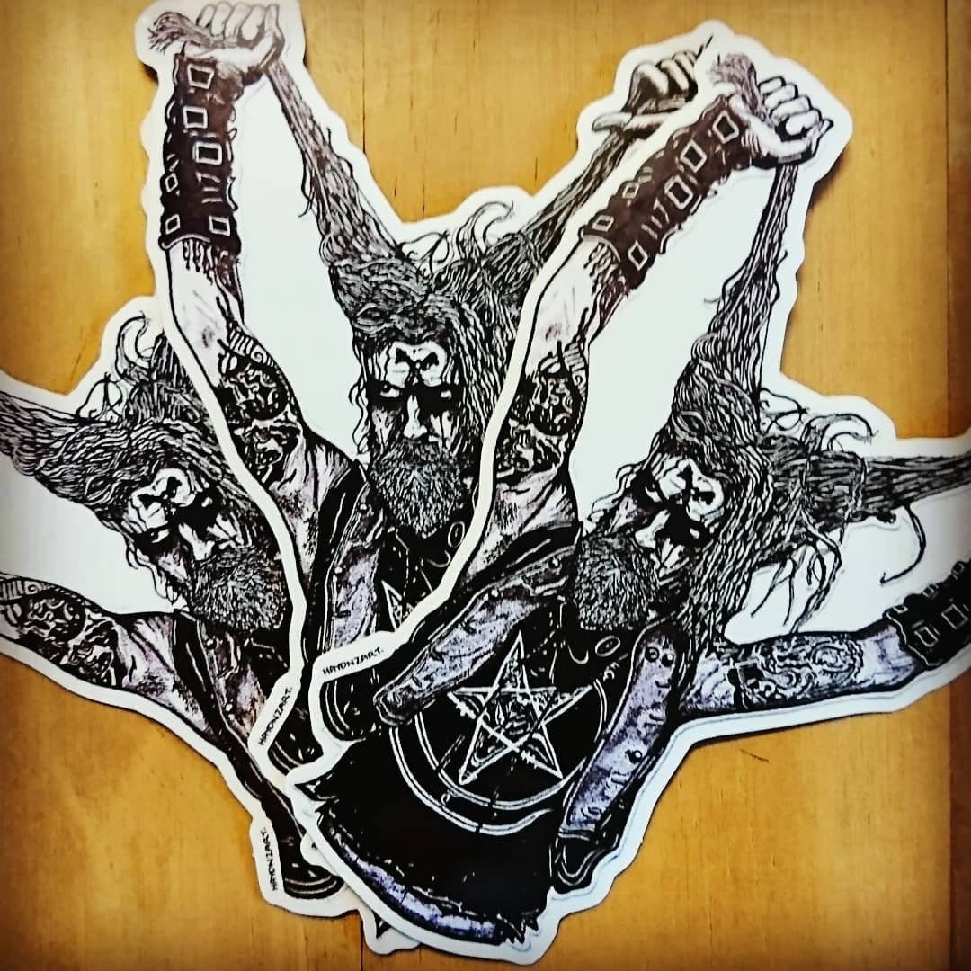 Rob Zombie Sticker. Etsy