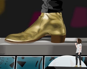 Harry Styles Boots Etsy